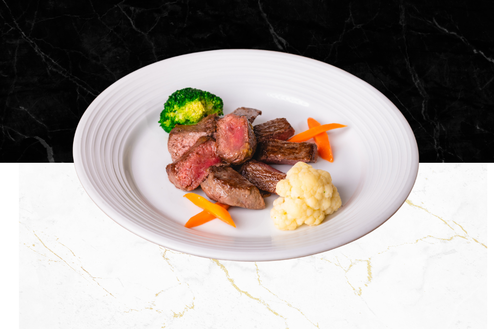 Le V Restaurant Patong Seaview French Restaurant in Patong, Phuket 83150 Thailand Australian Striploin Steak, Morilles Sauce