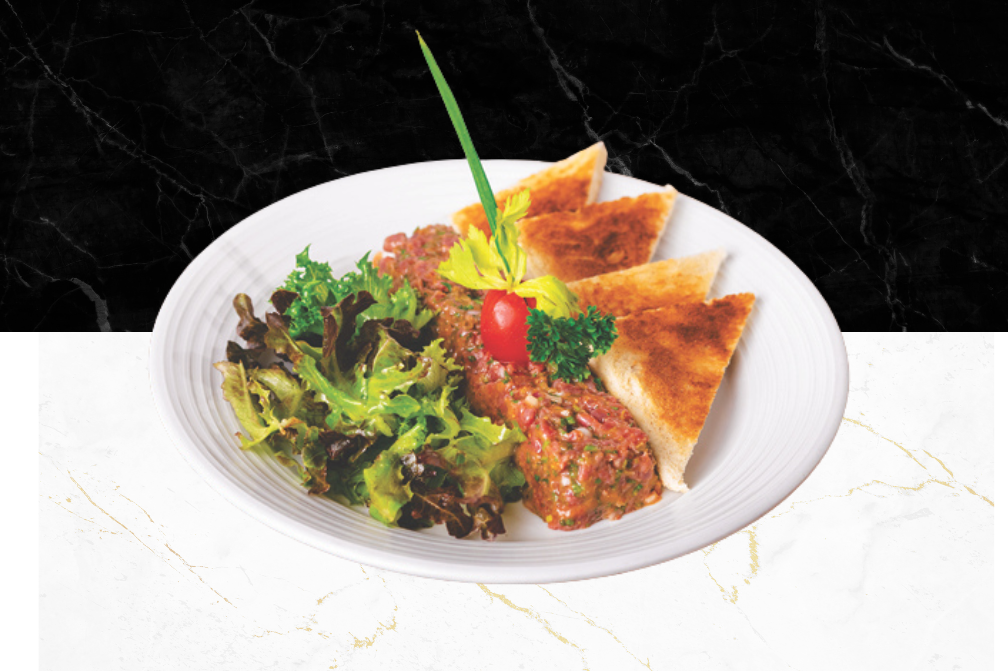 Le V Restaurant Patong Seaview French Restaurant in Patong, Phuket 83150 Thailand Beef Tartar French Style With Toast