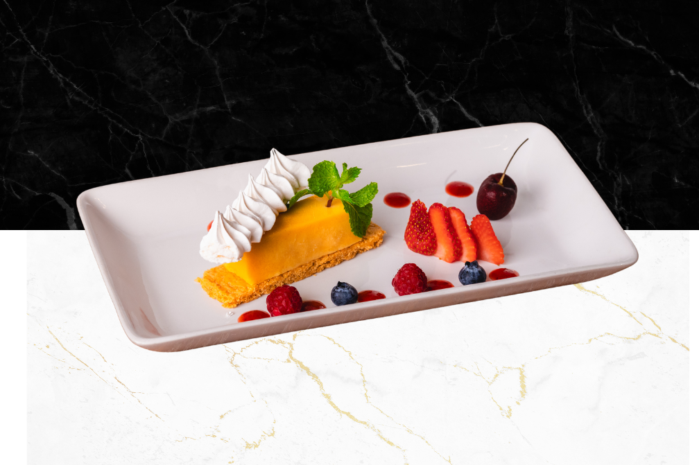 Le V Restaurant Patong Seaview French Restaurant in Patong, Phuket 83150 Thailand Chef Lemon Tart