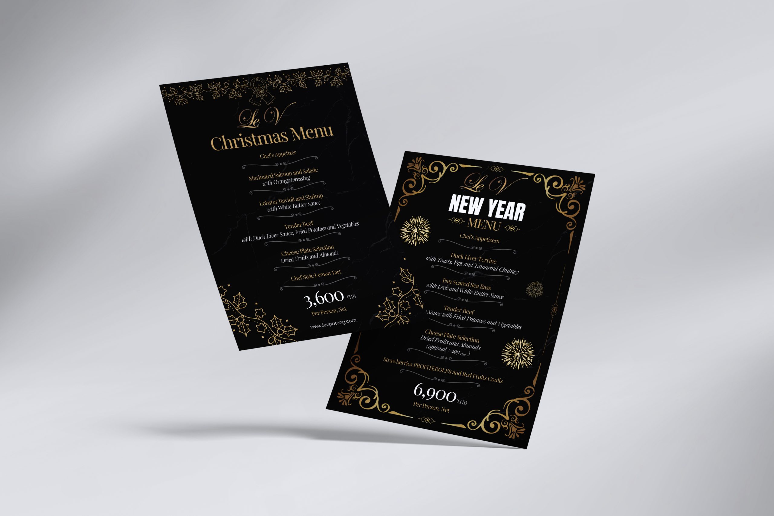 Le V Restaurant Patong Seaview French Restaurant in Patong, Phuket 83150 Thailand Christmas And New Years Menus 2024