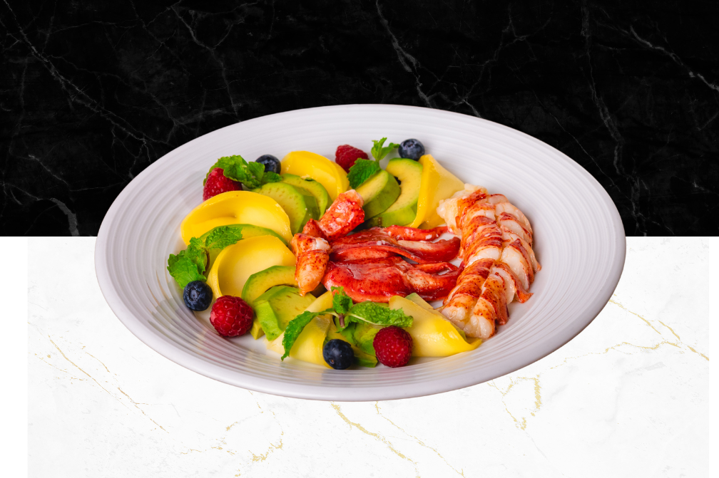 Le V Restaurant Patong Seaview French Restaurant in Patong, Phuket 83150 Thailand Lobster Salad With Avocado And Mango